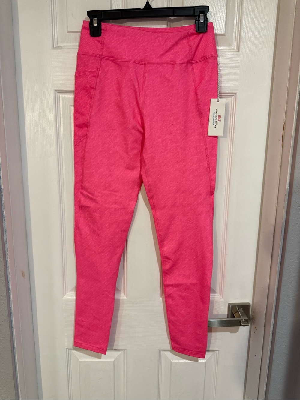Vineyard Vines Performance Bright Pink Women’s Leggings Size XL